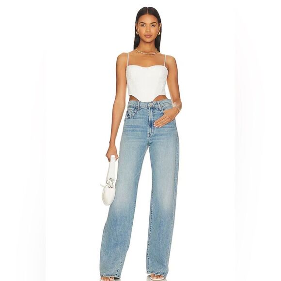 Bardot Luminary Corset in Orchid White Size 4 - Picture 4 of 8